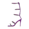 CARRANO Sandali in pelle e strass