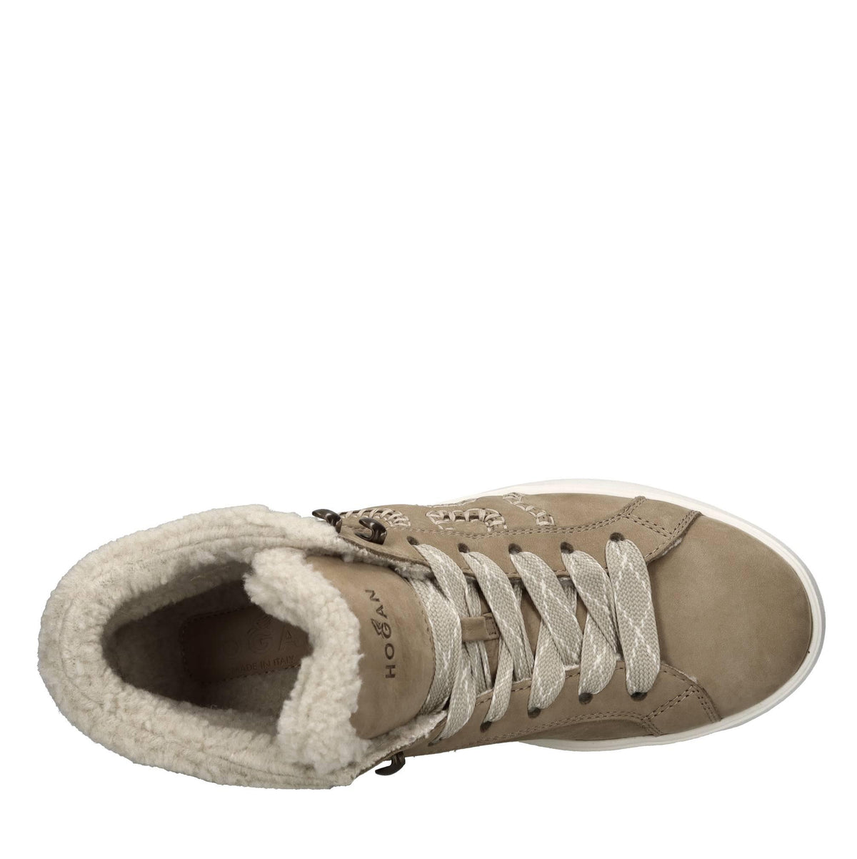 Sneakers alte in camoscio 