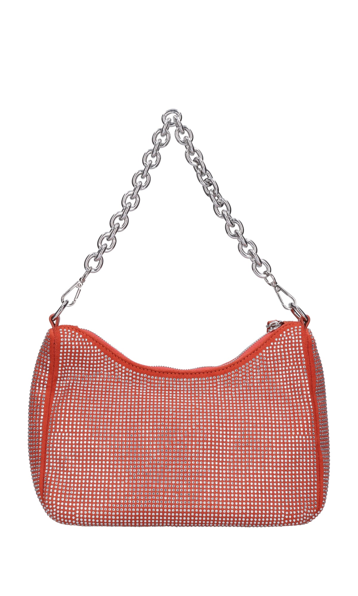 Borsa in ecopelle con strass 
