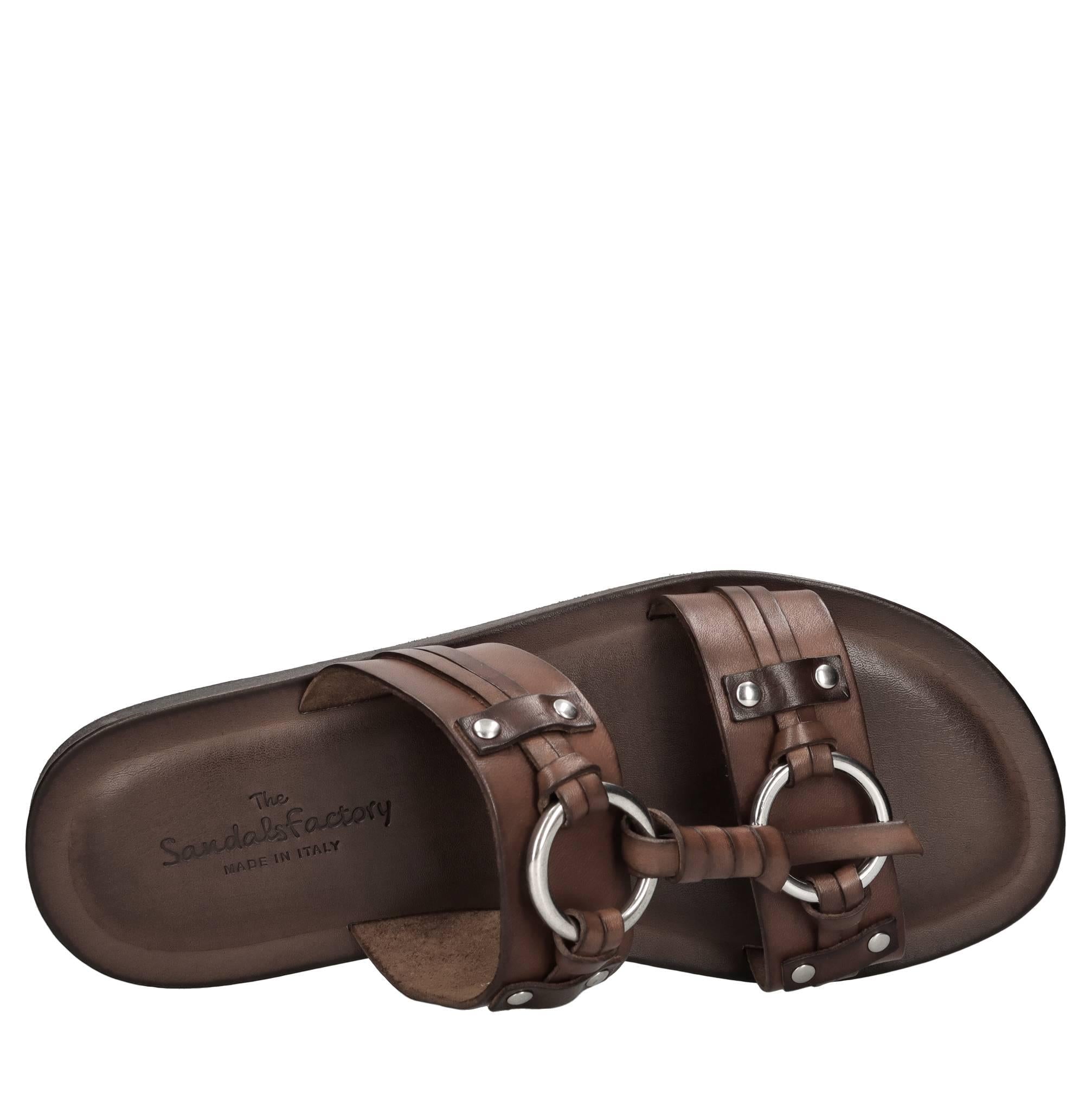 Mules in pelle 