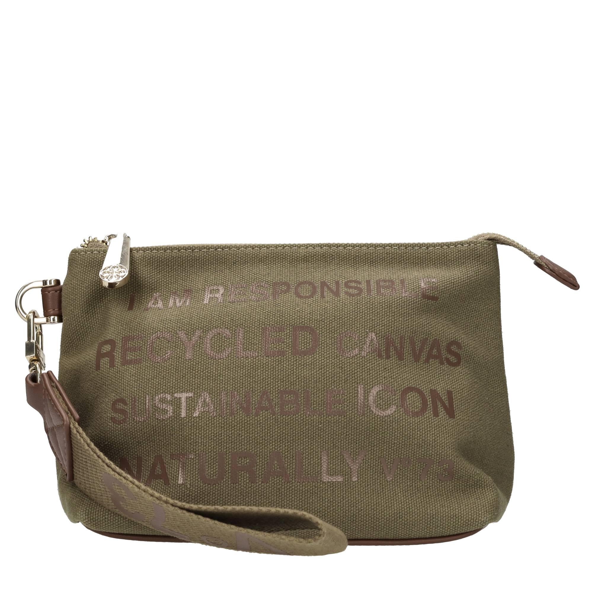Beauty case in tessuto ed ecopelle 