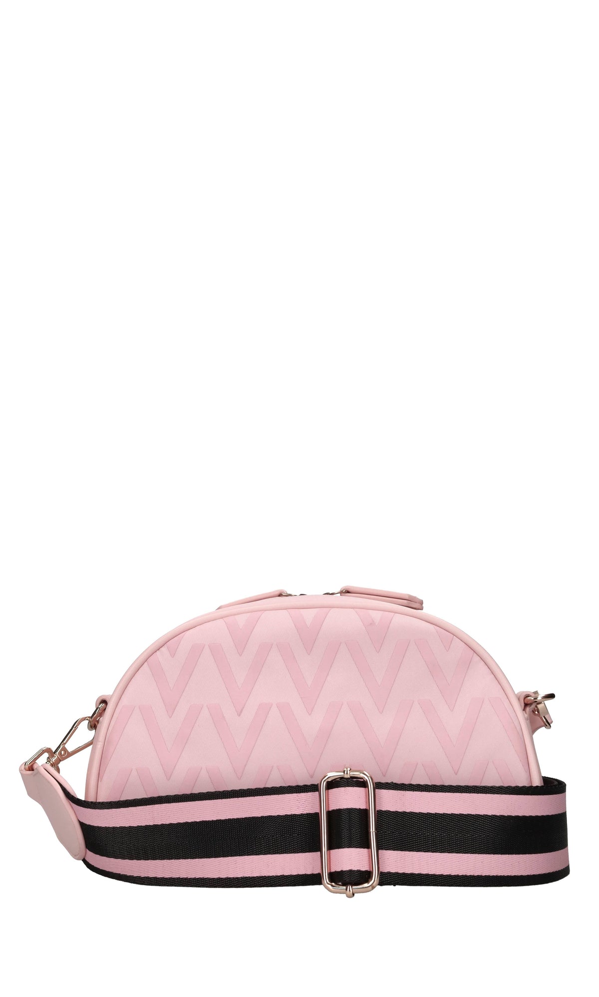 Borsa in ecopelle e tessuto 