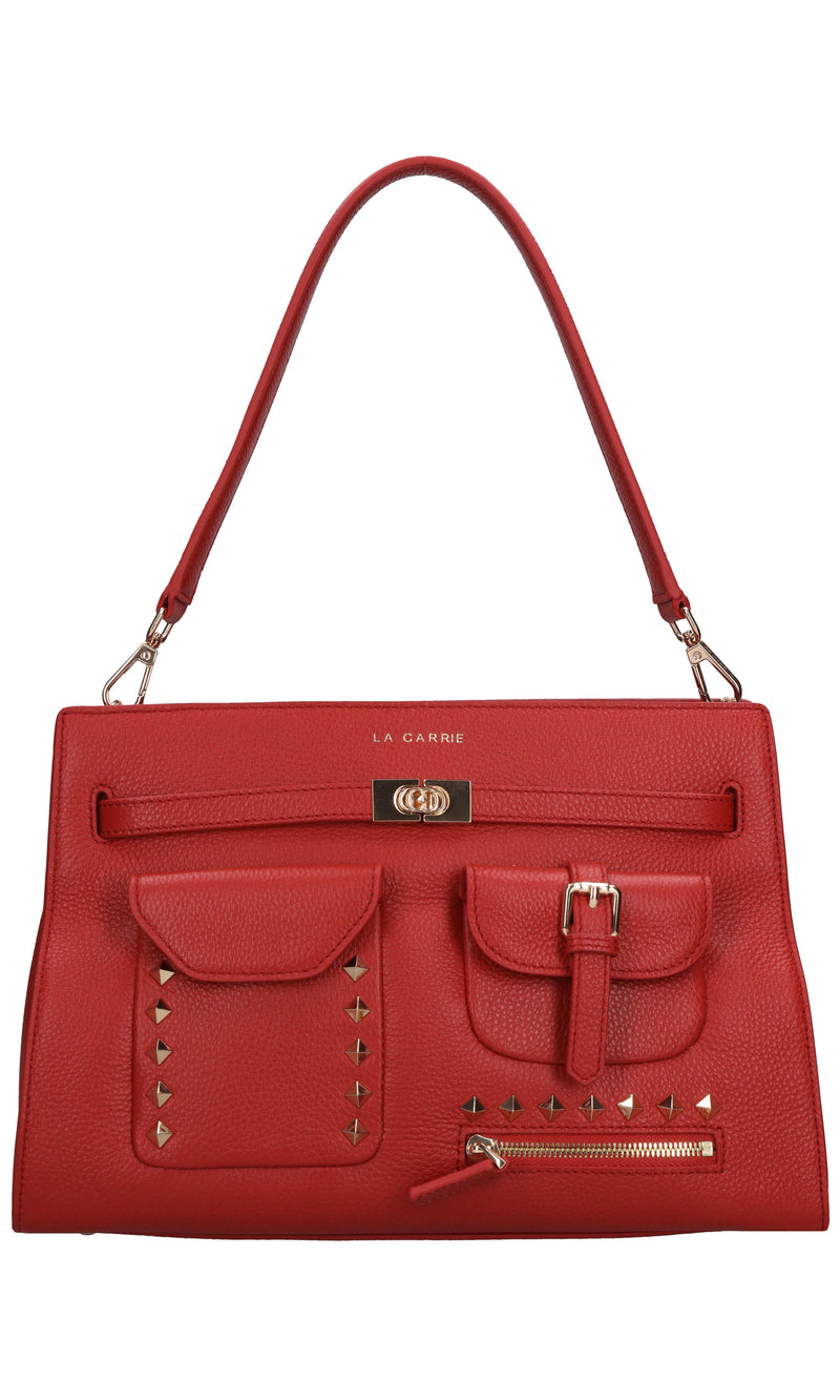 Borsa rock pocket in pelle 