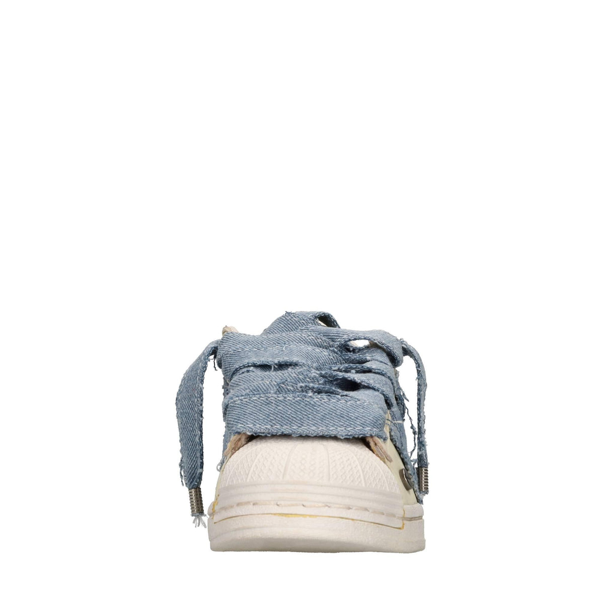 Sneakers Superstar in ecopelle e denim 