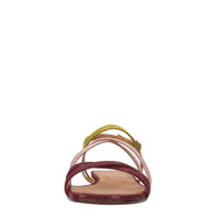 Sandali flat in pelle 