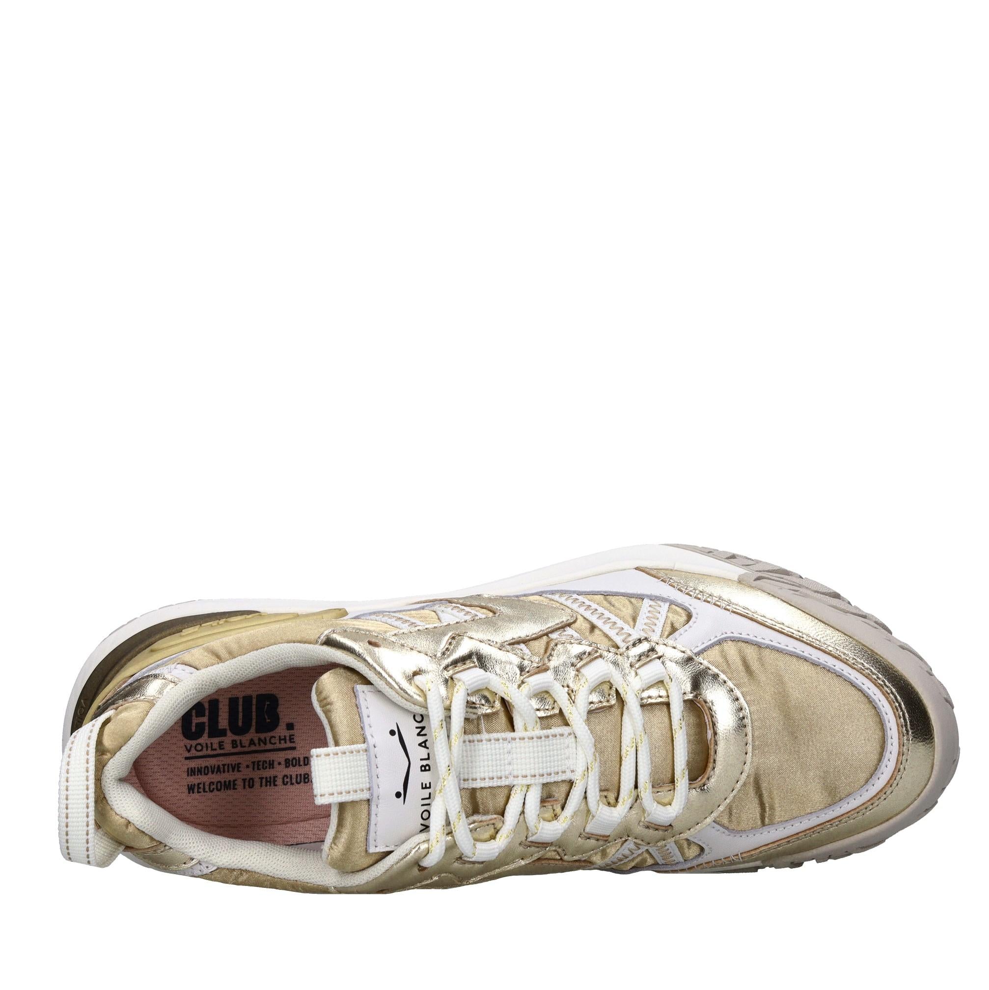 Sneakers in pelle ecopelle e tessuto 