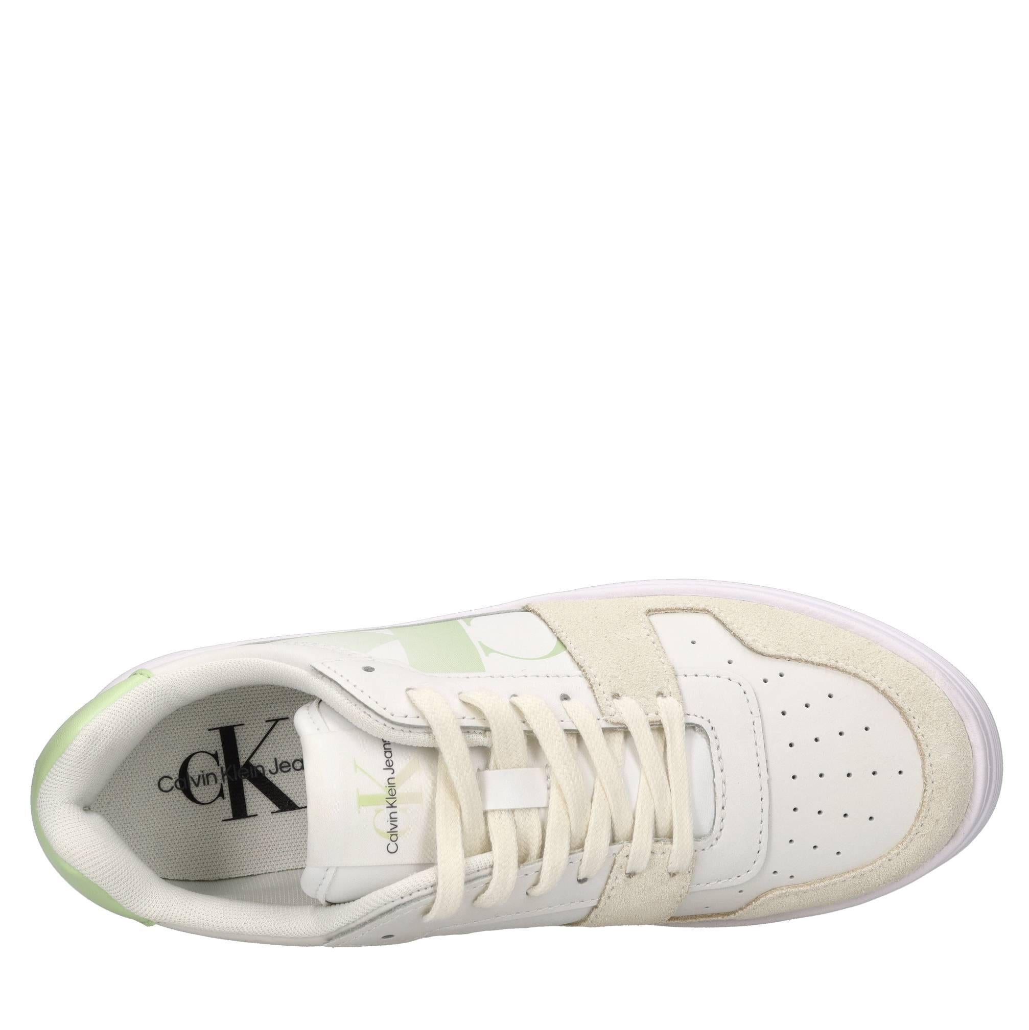 Sneakers in pelle e camoscio 
