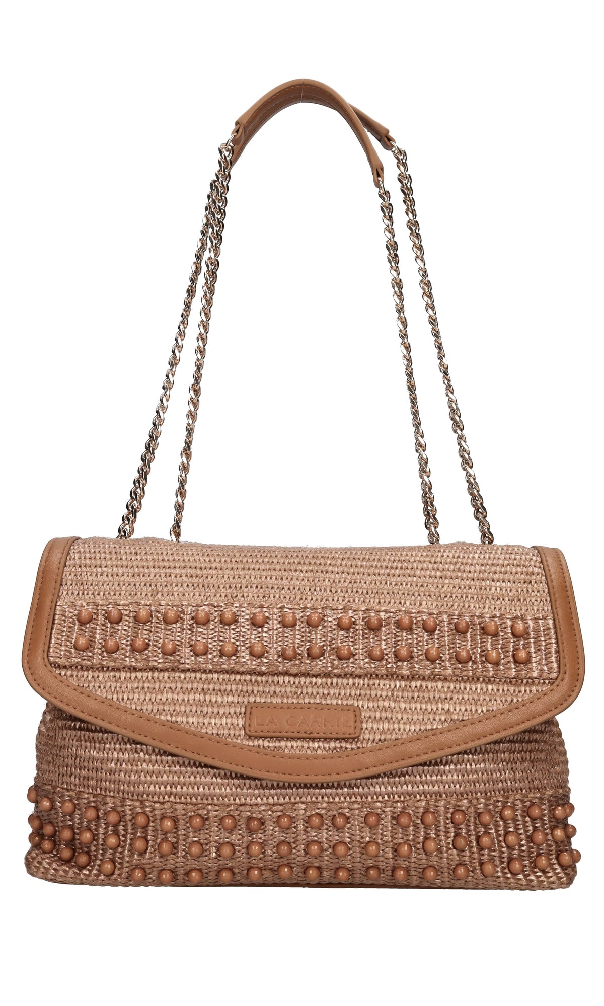 Borsa Malibu in rafia ed ecopelle 
