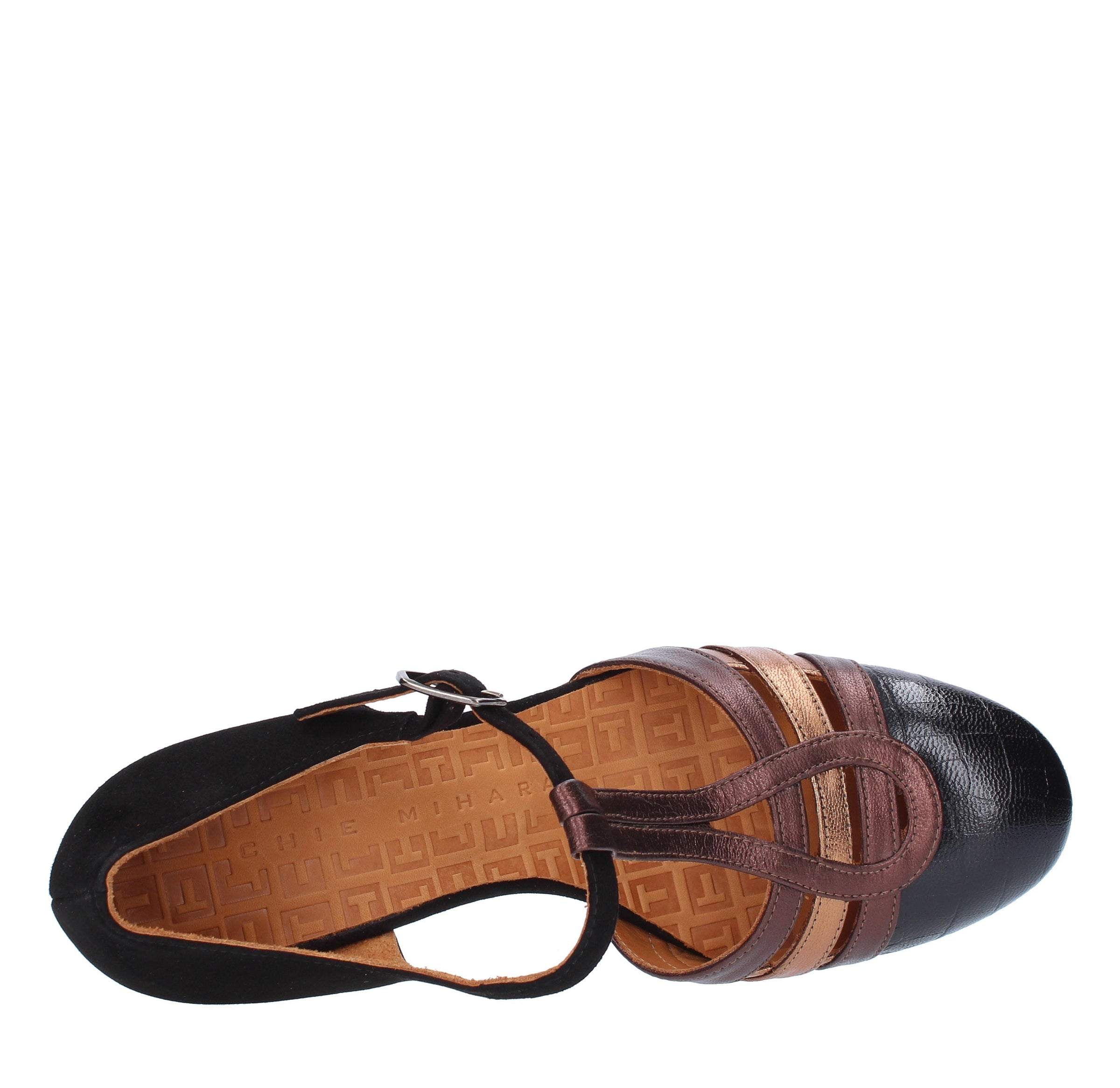 Décolleté WANCE CHIE MIHARA in pelle e camoscio 