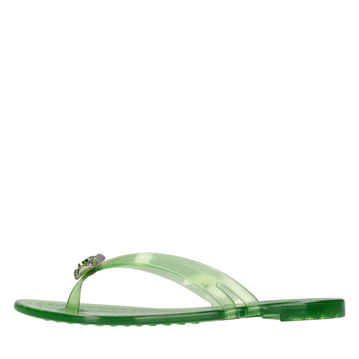 Sandali flat Jelly in PVC e Swarovski 
