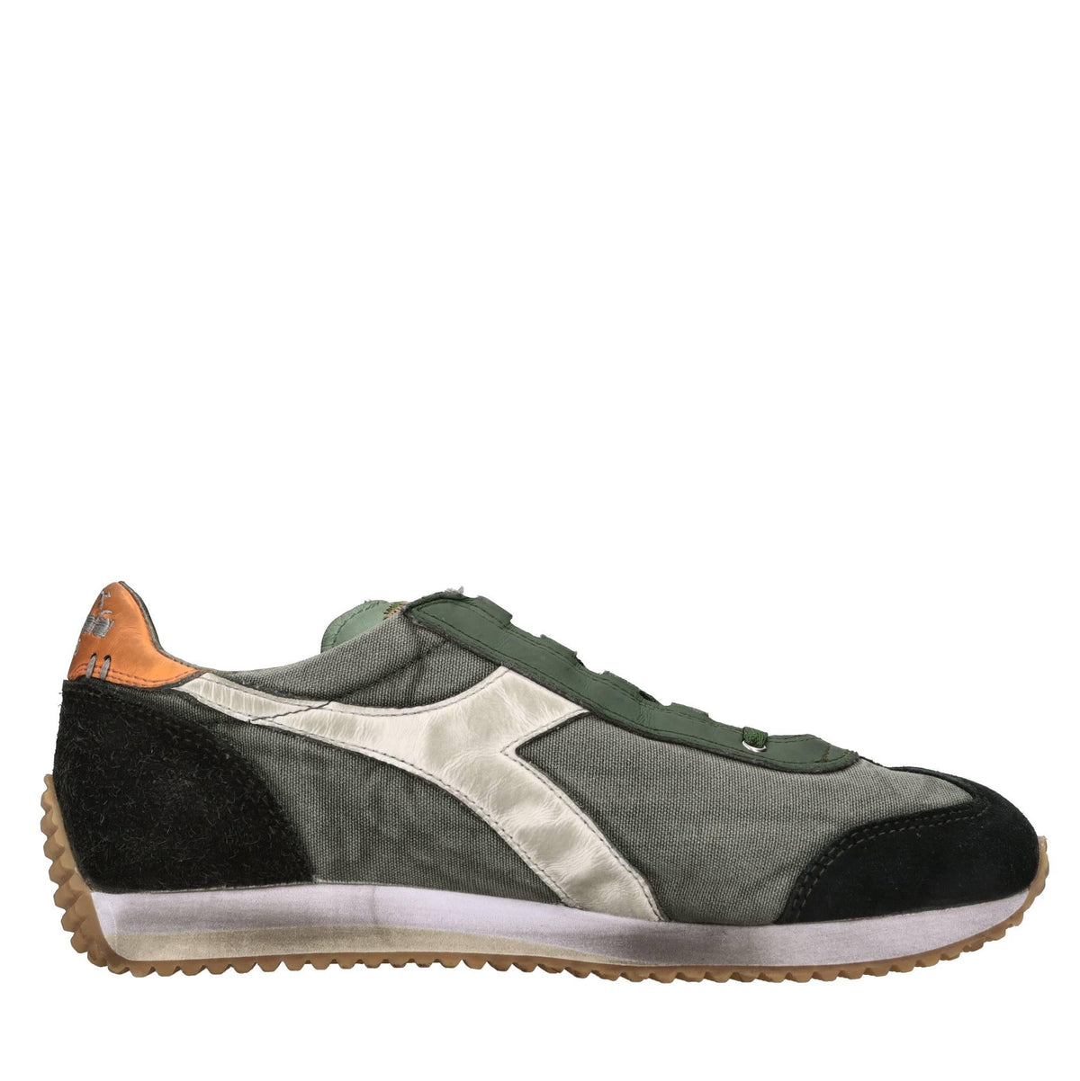 Sneakers modello HERITAGE Equipe H Dirty Stone Wash Evo in tessuto e pelle scamosciata 
