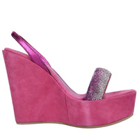Sandali in ecopelle e strass 