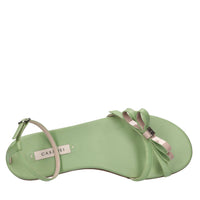 Sandali flat Minorca in pelle 