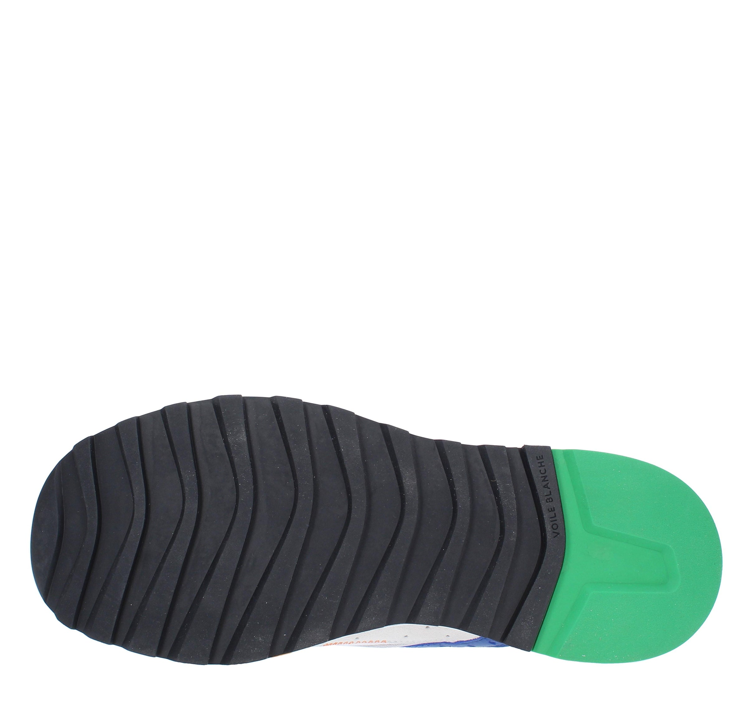 Sneakers in camoscio pelle e tessuto 