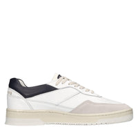 Sneakers in pelle,camoscio e tessuto 