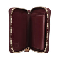 Portafoglio zip around piccolo in pelle ed ecopelle 