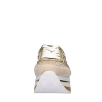 Sneakers in ecopelle e tessuto 