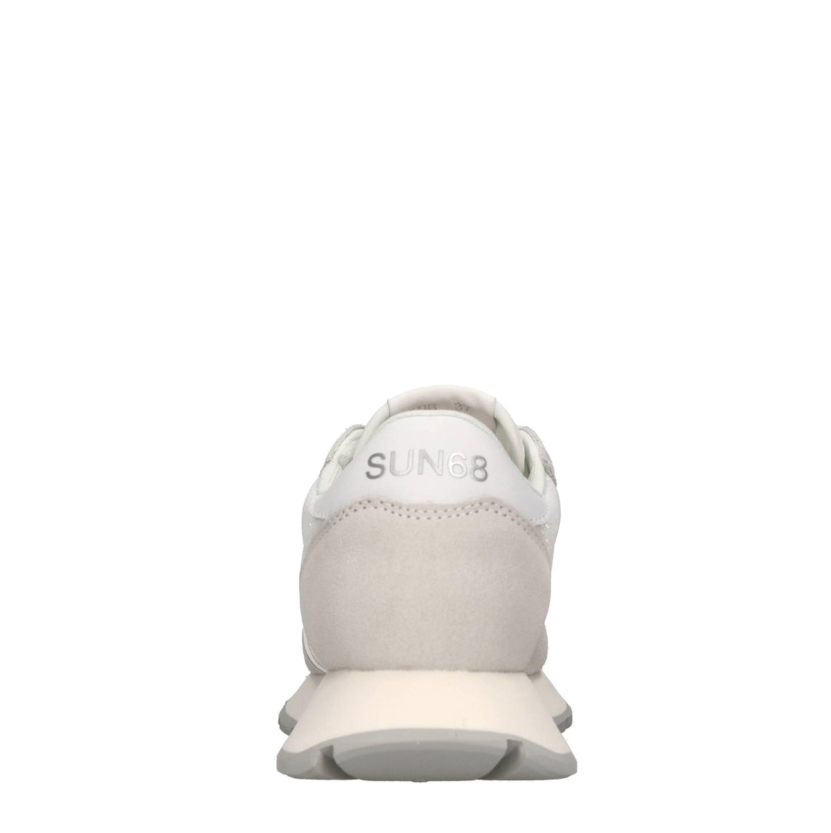 Sneakers modello Z35203 SUN68 in pelle scamosciata e tessuto traspirante glitterato 