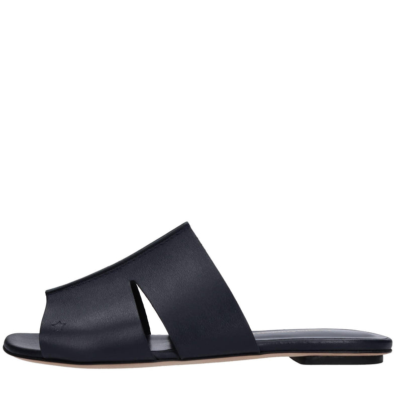 Mules in pelle 