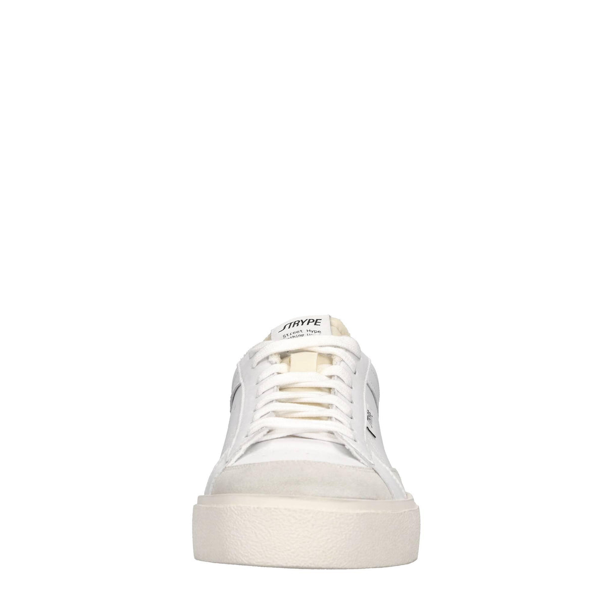 Sneakers in pelle e tessuto 