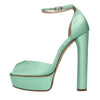 CASADEI Flora Satin Sandals