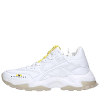 Sneakers in ecopelle e tessuto 