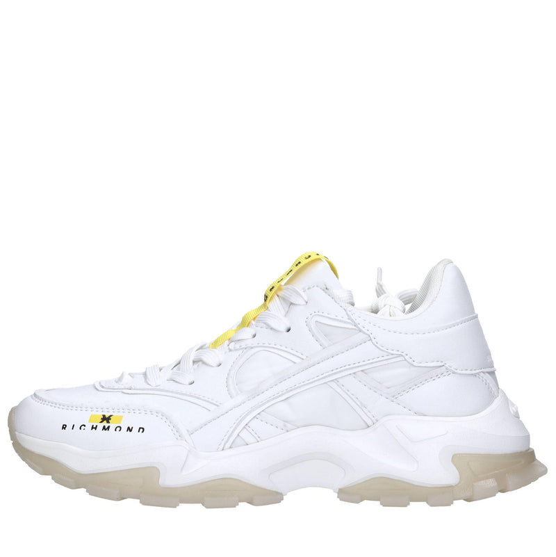 Sneakers in ecopelle e tessuto 