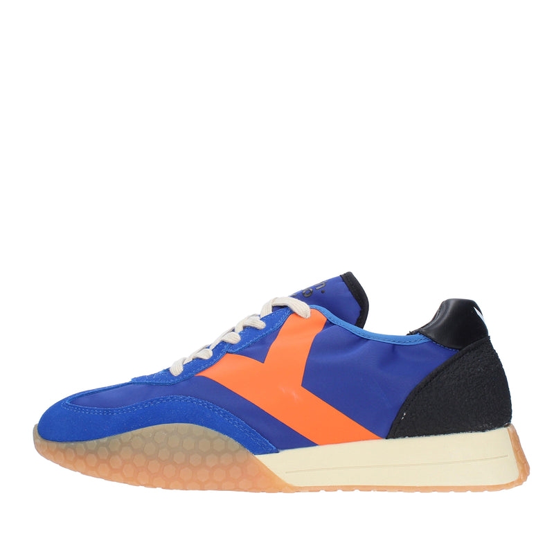 Sneakers in camoscio tessuto e gomma 