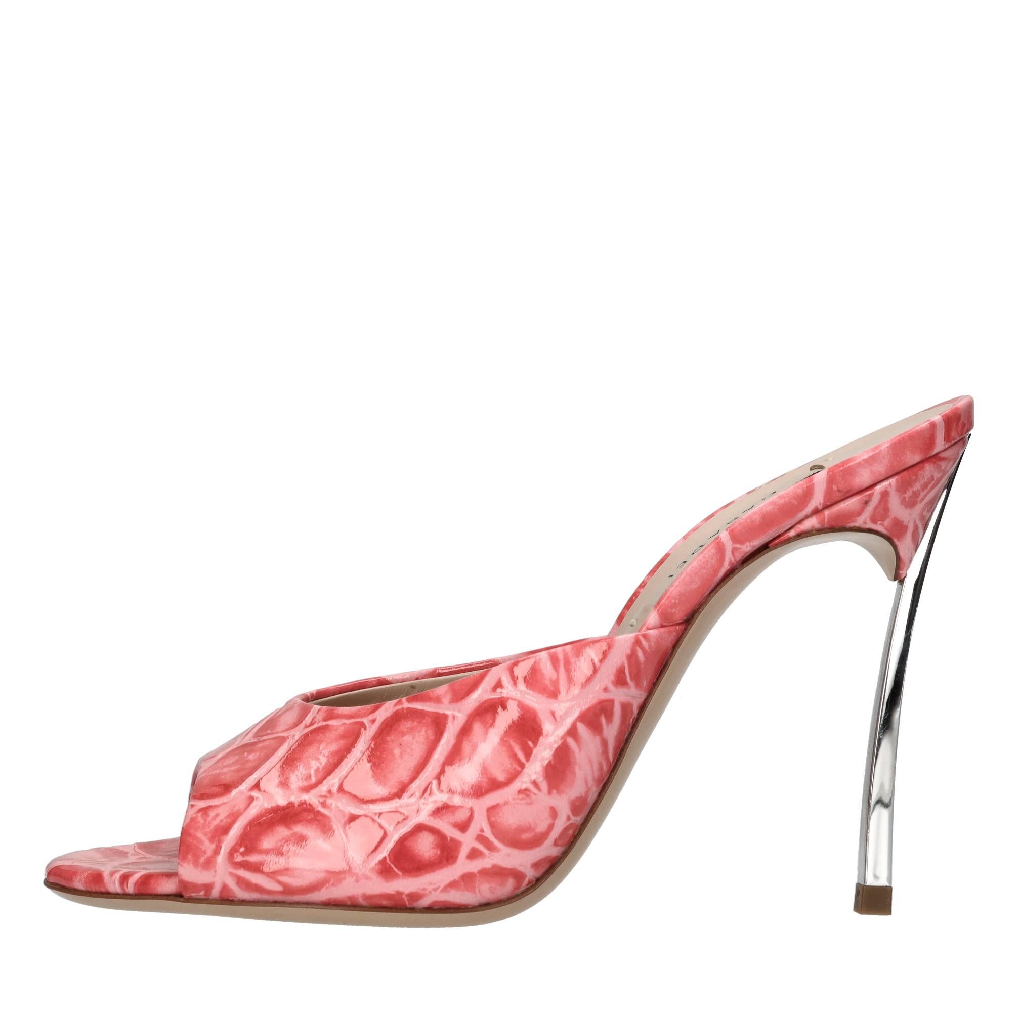Mules Blade Jurassic in pelle stampa cocco 