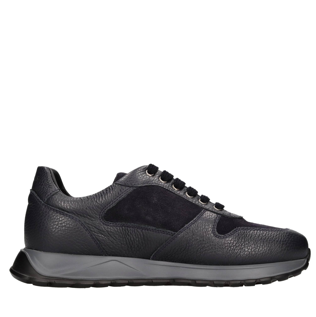 Sneakers in pelle e camoscio 