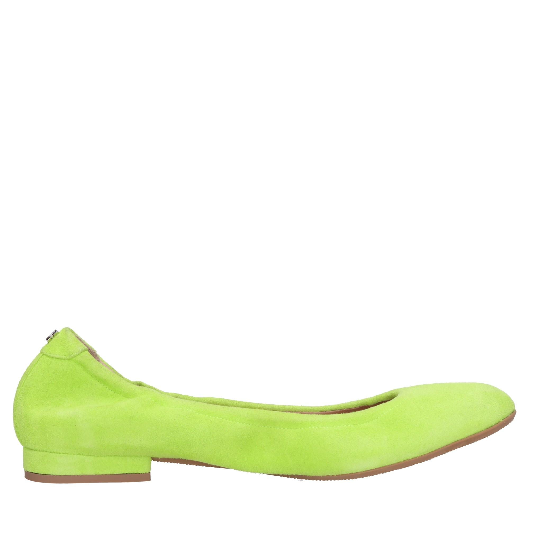 Ballerine in camoscio 