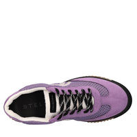 Sneakers S-Wave sport in tessuto ed eco-camoscio 