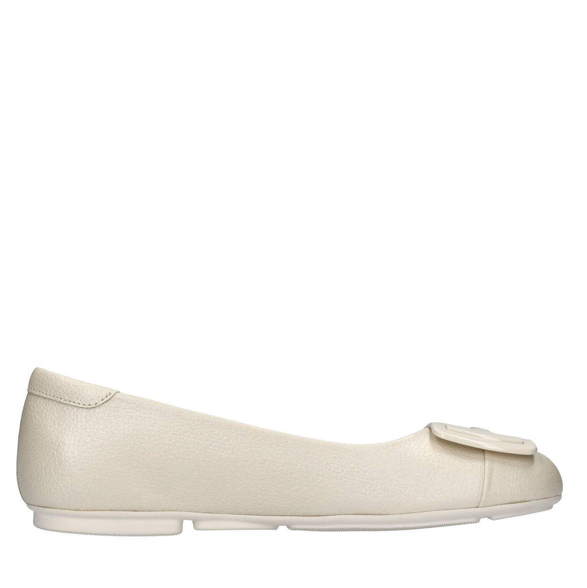 Ballerine in pelle con microglitter 
