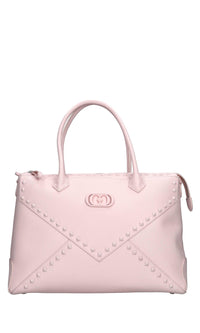 Borsa Frivolous in pelle e borchie 