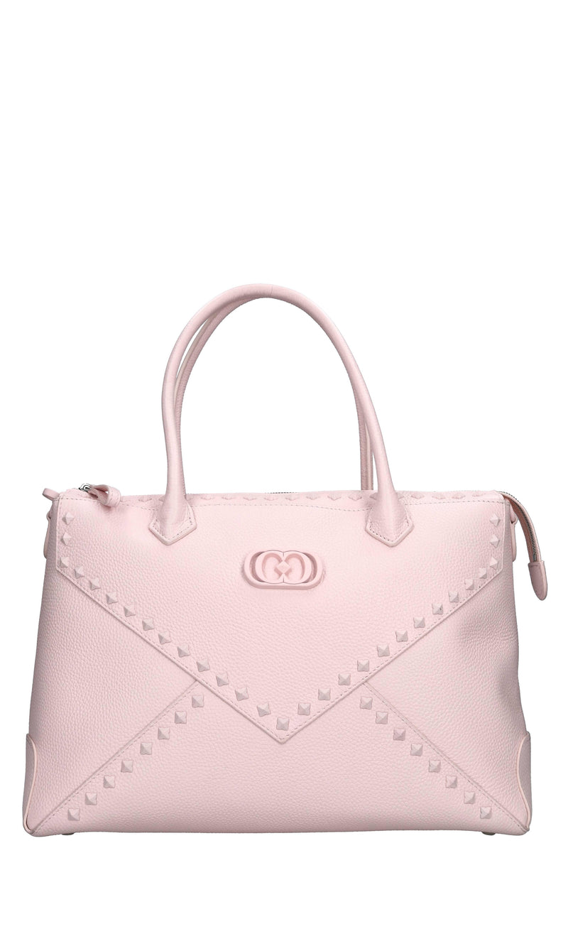 Borsa Frivolous in pelle e borchie 