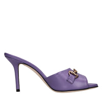 Mules in pelle 