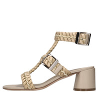 Sandali Penelope in pelle e corda 