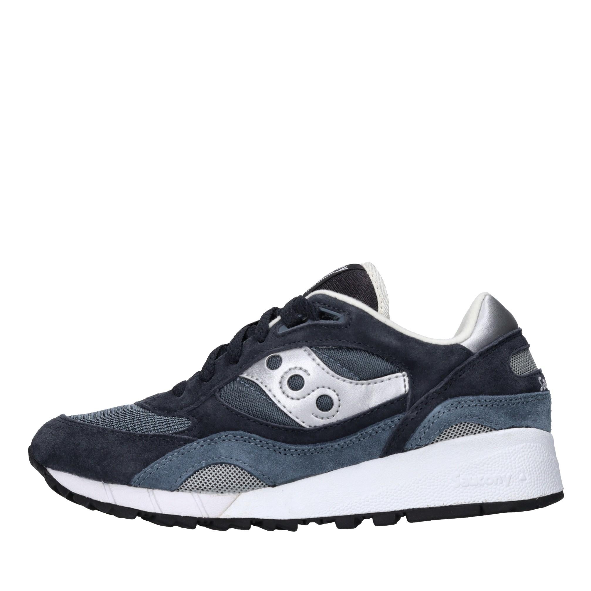 Sneakers in camoscio e tessuto 