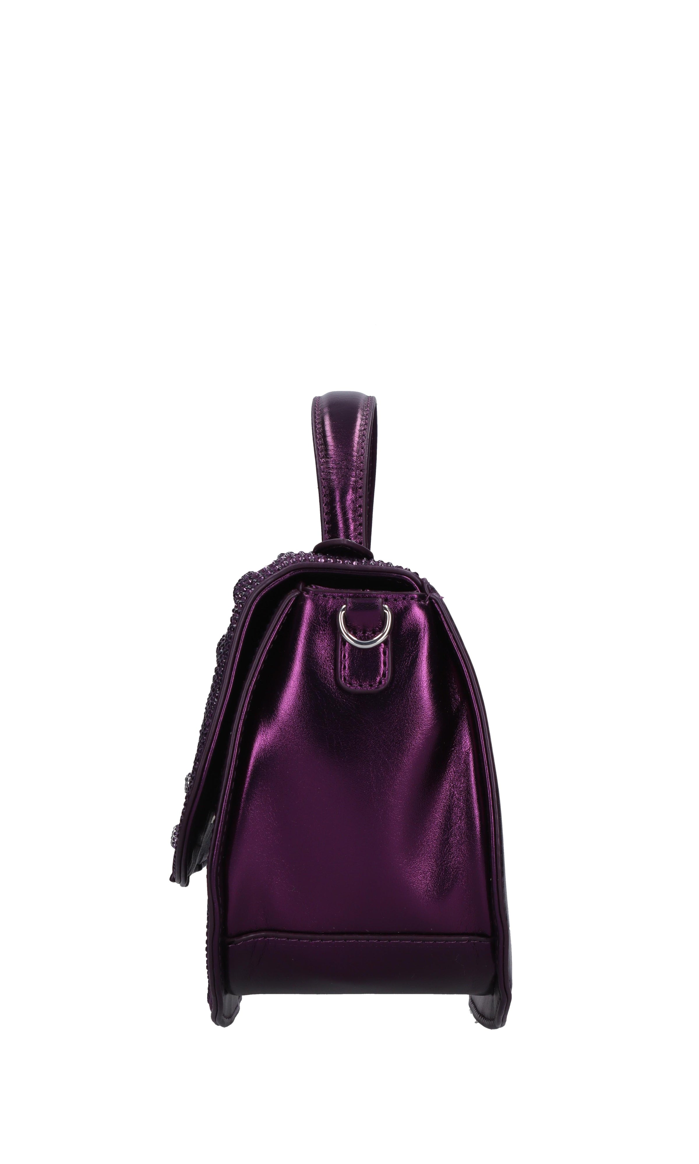 Borsa Microstars ecopelle e strass 