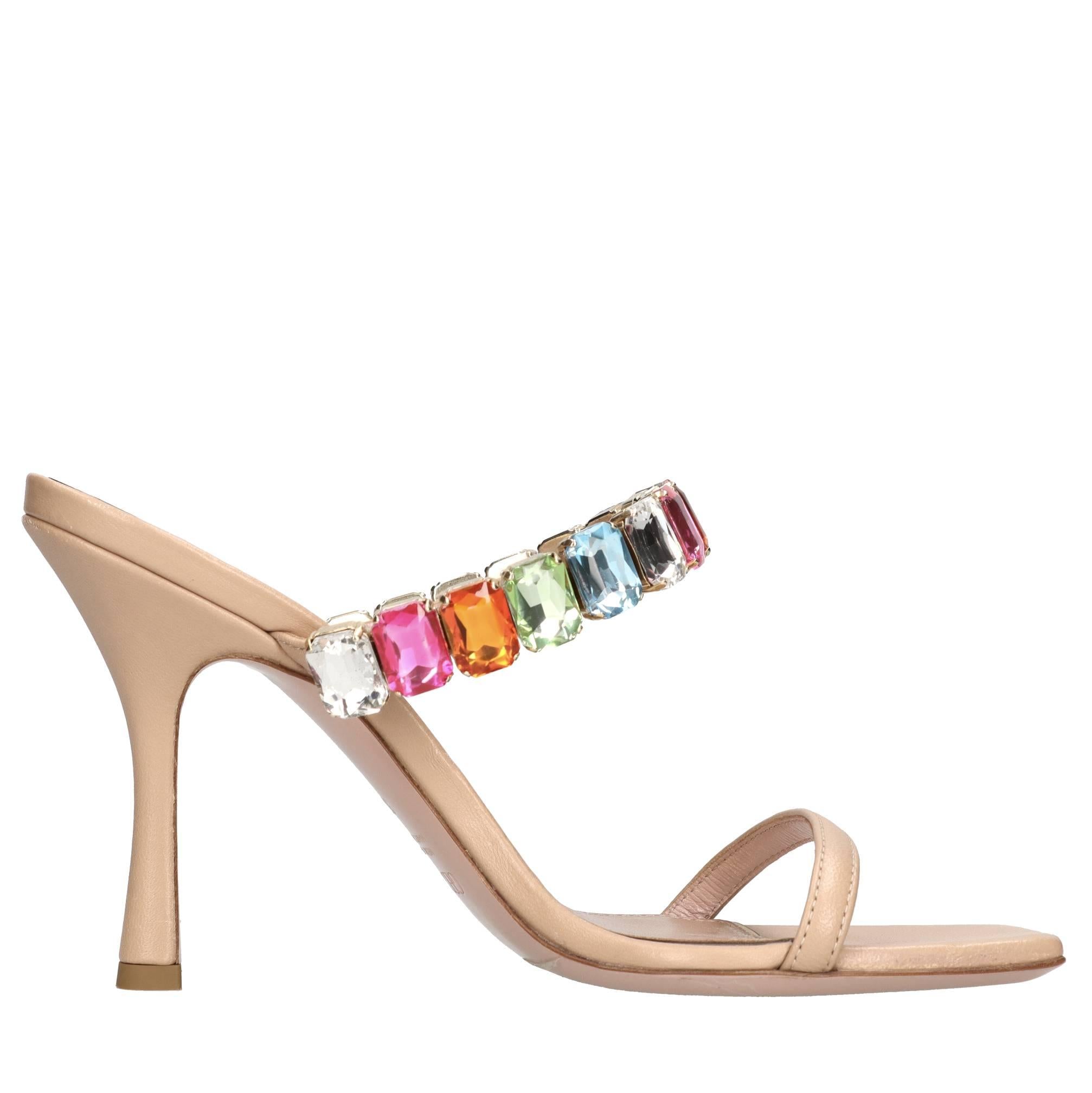 Mules Dalston in pelle 