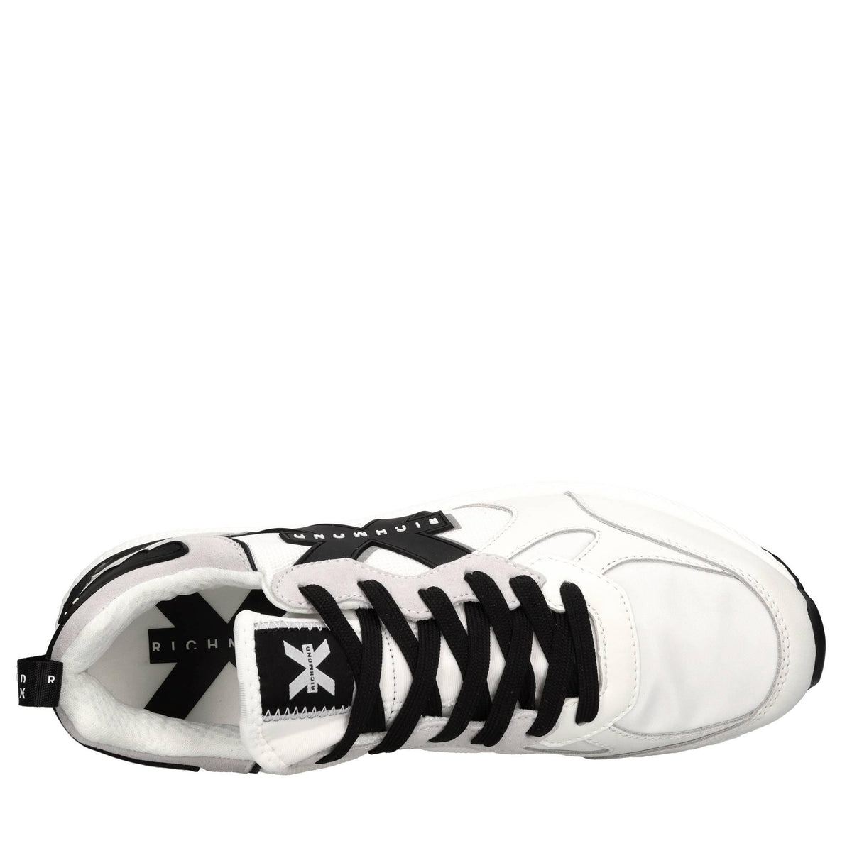 Sneakers in camoscio ed ecopelle 