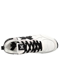 Sneakers in camoscio ed ecopelle 