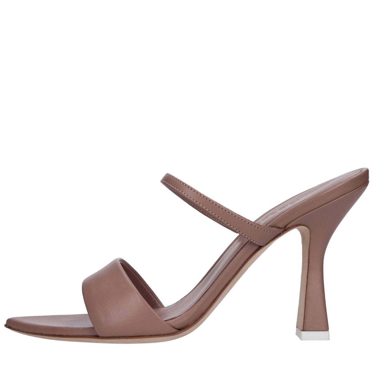 Mules in pelle 