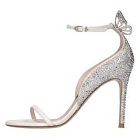 Sandali in pelle e strass 