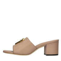Mules in pelle 