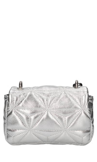Borsa mini in pelle laminata 