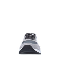 Sneakers in camoscio pelle e tessuto 