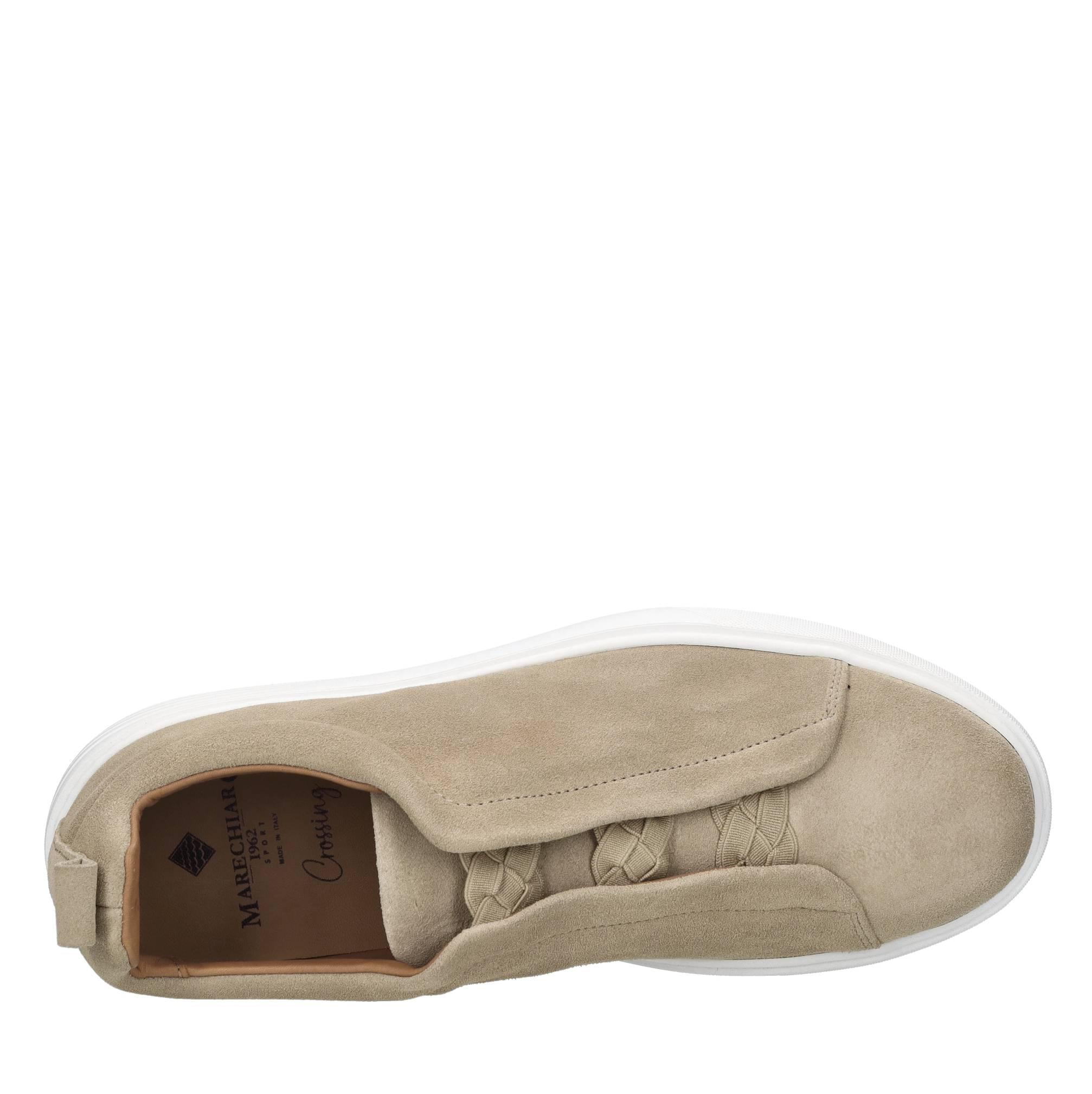 Slip-on in camoscio 