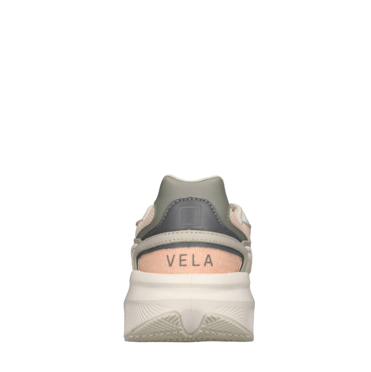 Sneakers in pelle e tessuto 