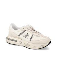 Sneakers Cassie Var 7682 in pelle, ecopelle e tessuto 